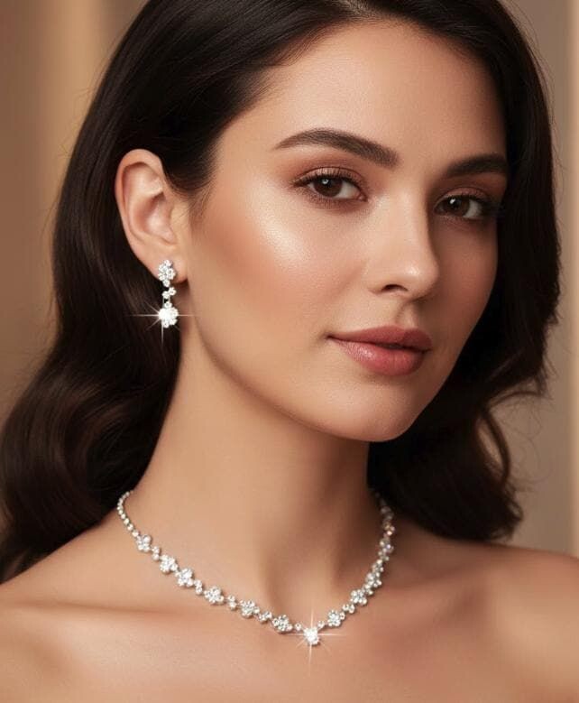 Boucles d'oreilles nuptiales