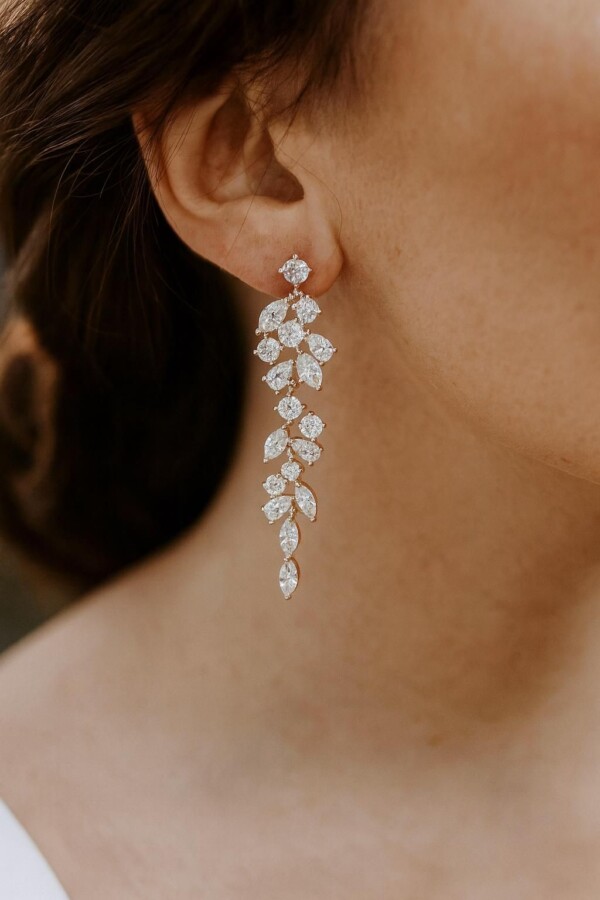 Boucles d'oreilles nuptiales