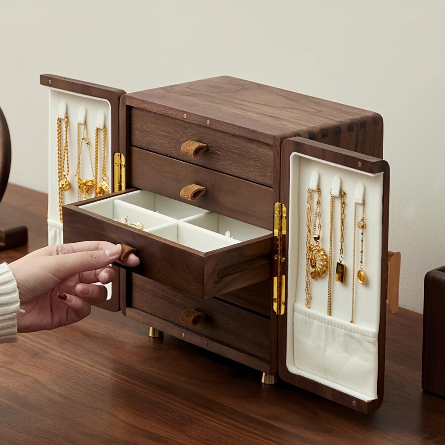 Coffrets à bijoux en bois