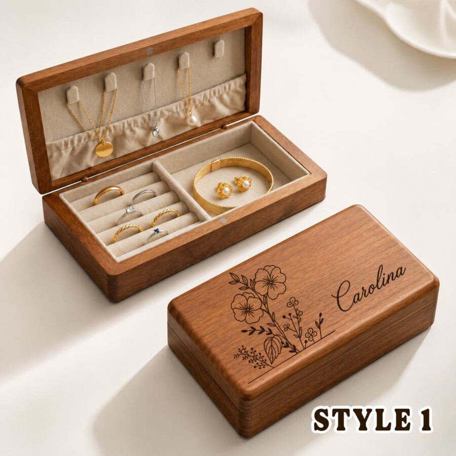 Boîte à bijoux unique