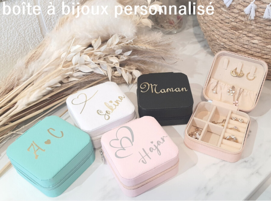 Créez boîte bijoux personnalisée