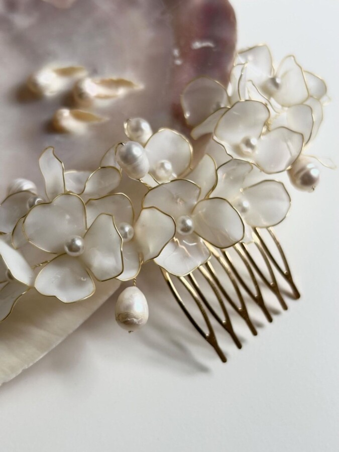 Accessoire élégant cheveux mariage
