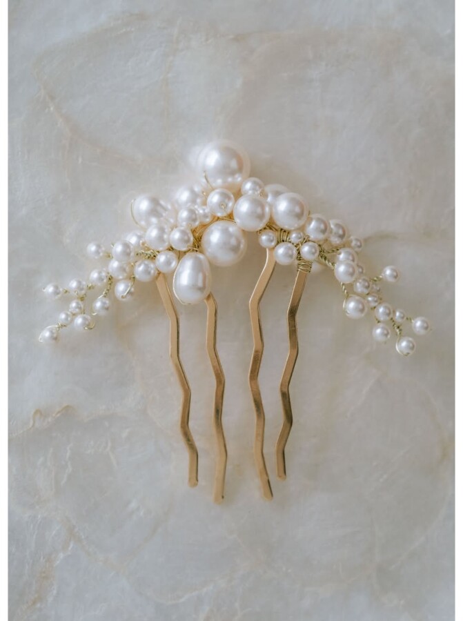 Accessoire élégant cheveux mariage