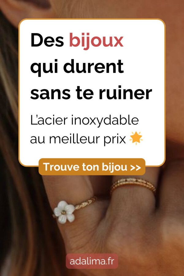 Économies sur bijoux inoxydables