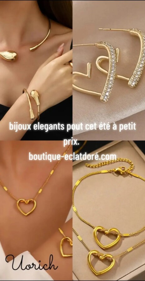Styles bijoux fantaisie économiques