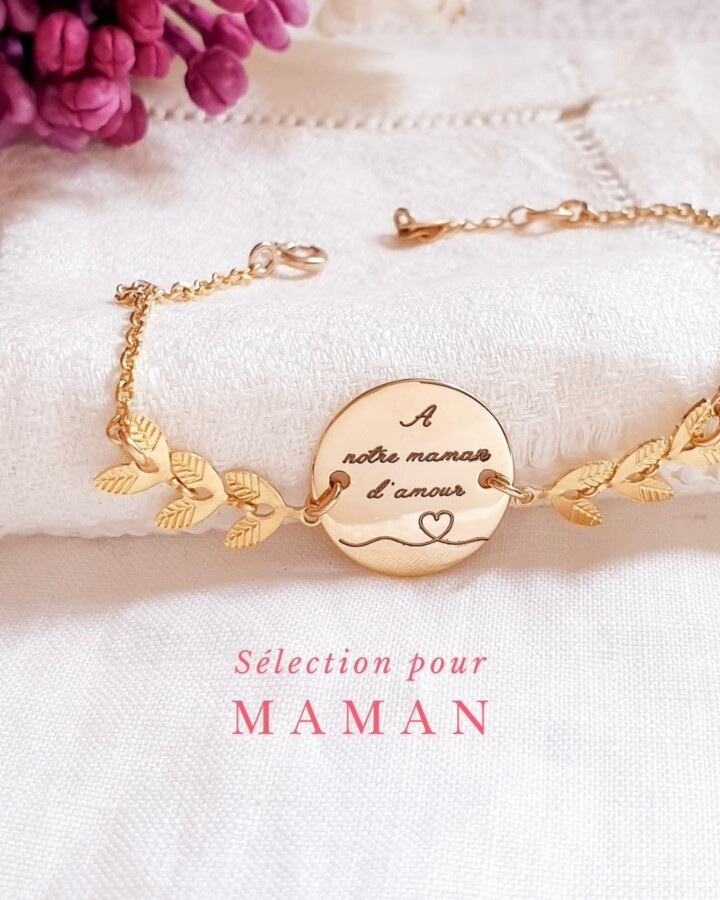 Bracelet personnalisé maman