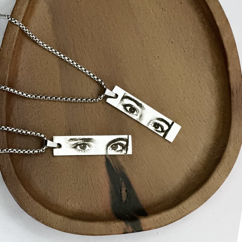 Collier photo personnalisé