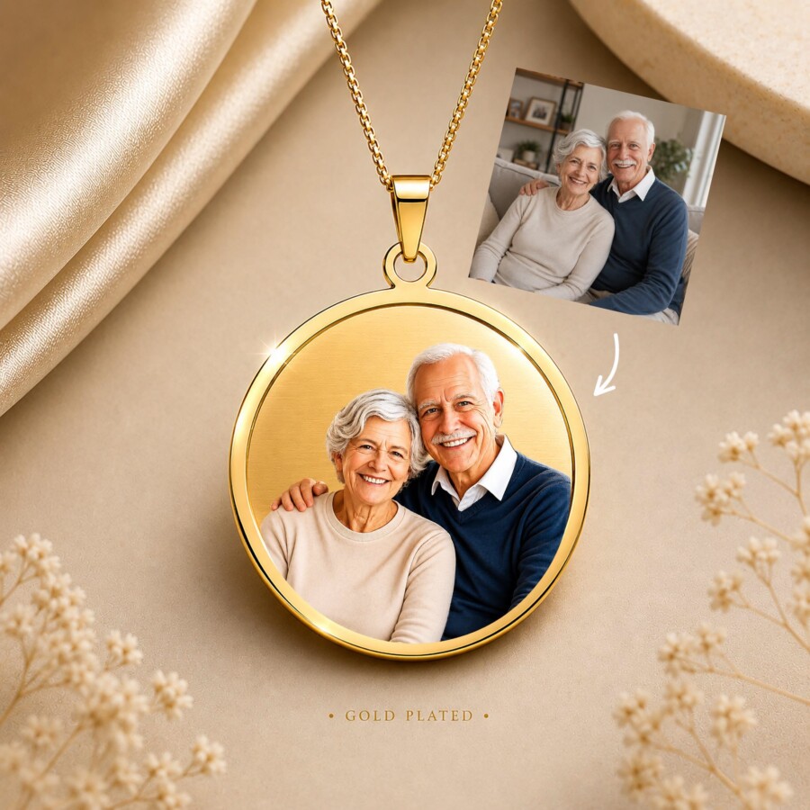 Collier photo personnalisé