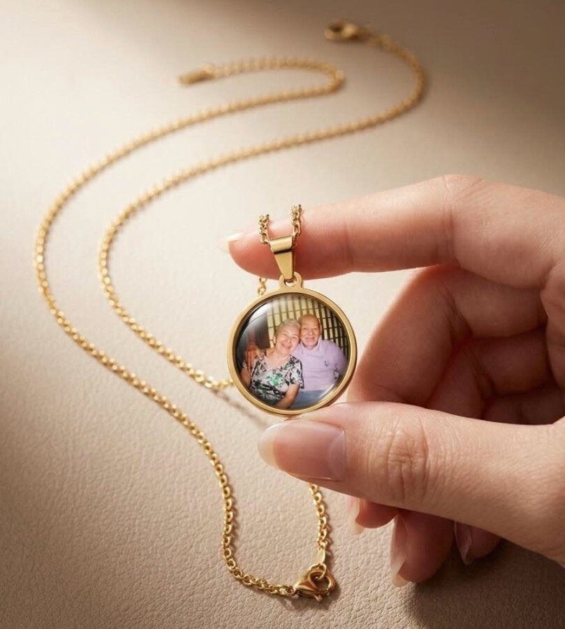 Collier photo personnalisé