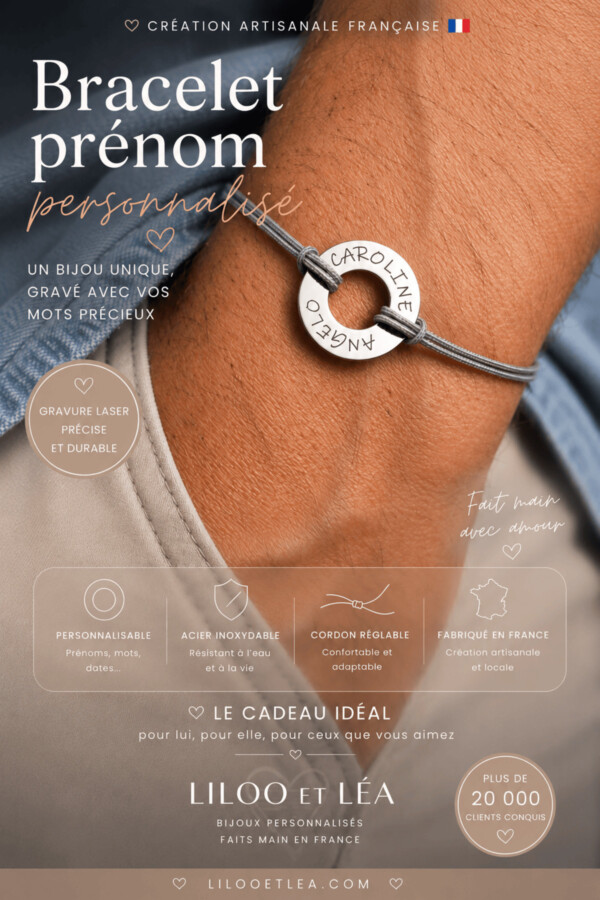 Bijoux gravés pour homme