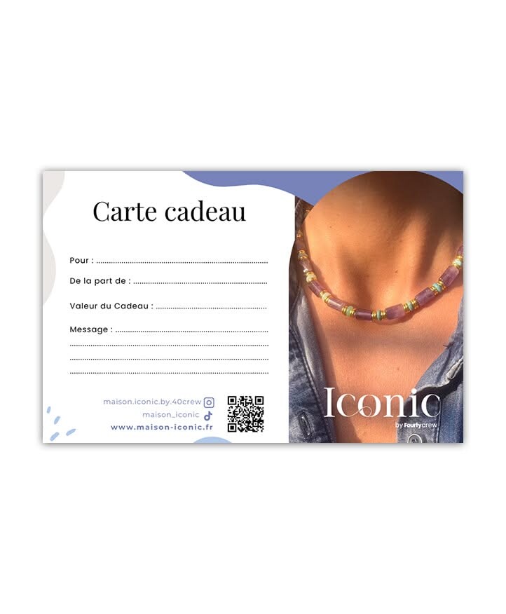 Sélection carte cadeau bijoux