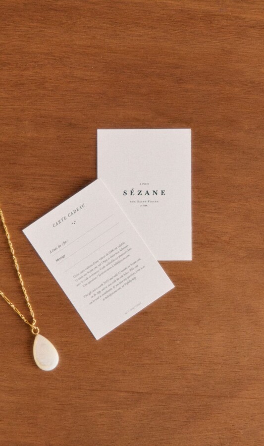 Liberté carte cadeau bijoux