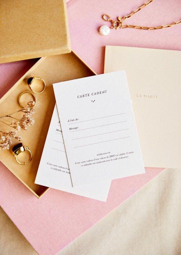 Bijoux carte cadeau options