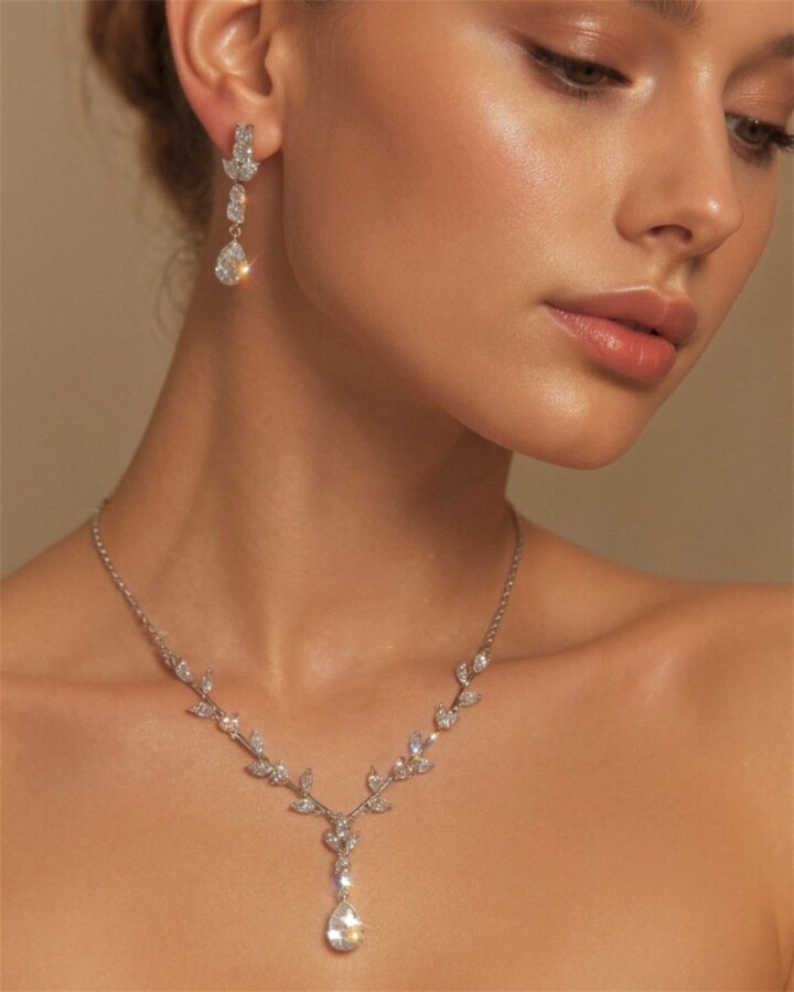 Parure bijoux mariage élégante