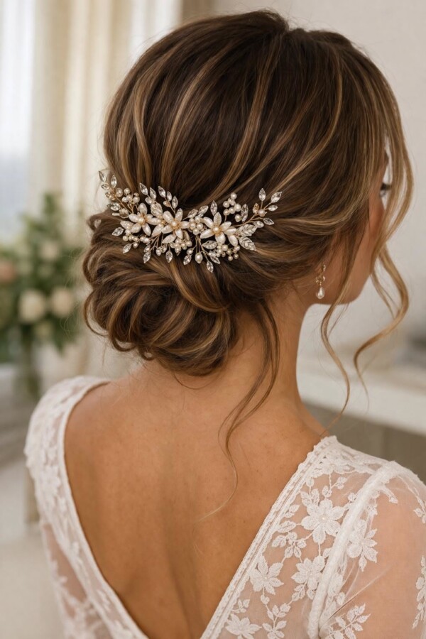 Bijoux raffinés pour coiffure
