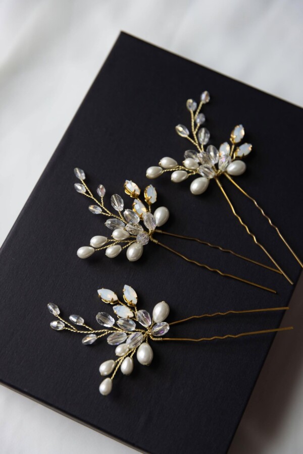 Coiffure mariage avec accessoires