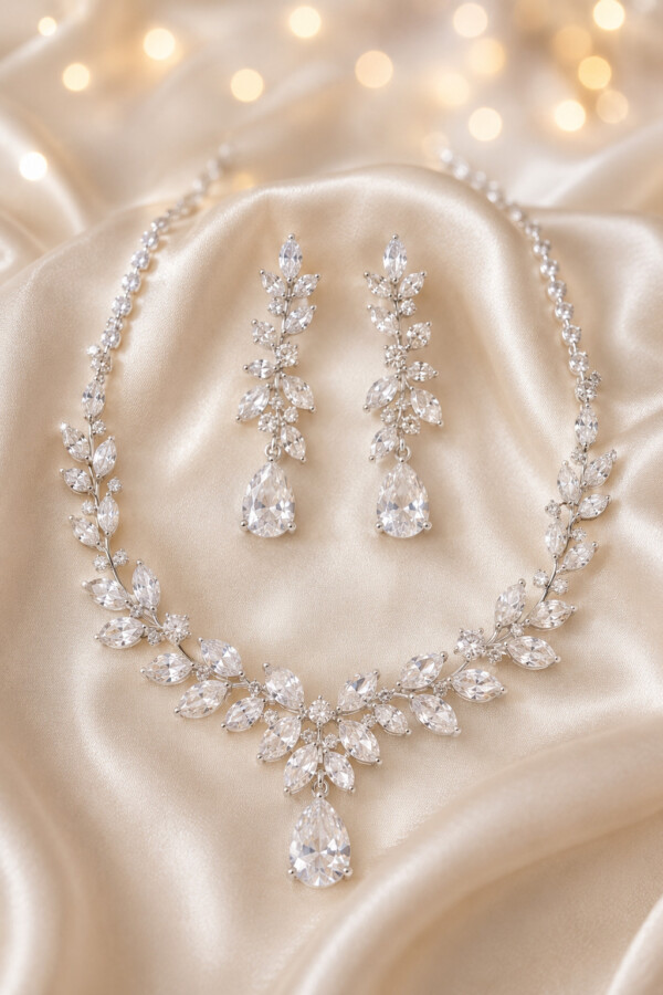 Boucles d'oreilles nuptiales