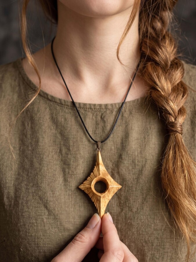 Boucles d'oreilles bois élégantes