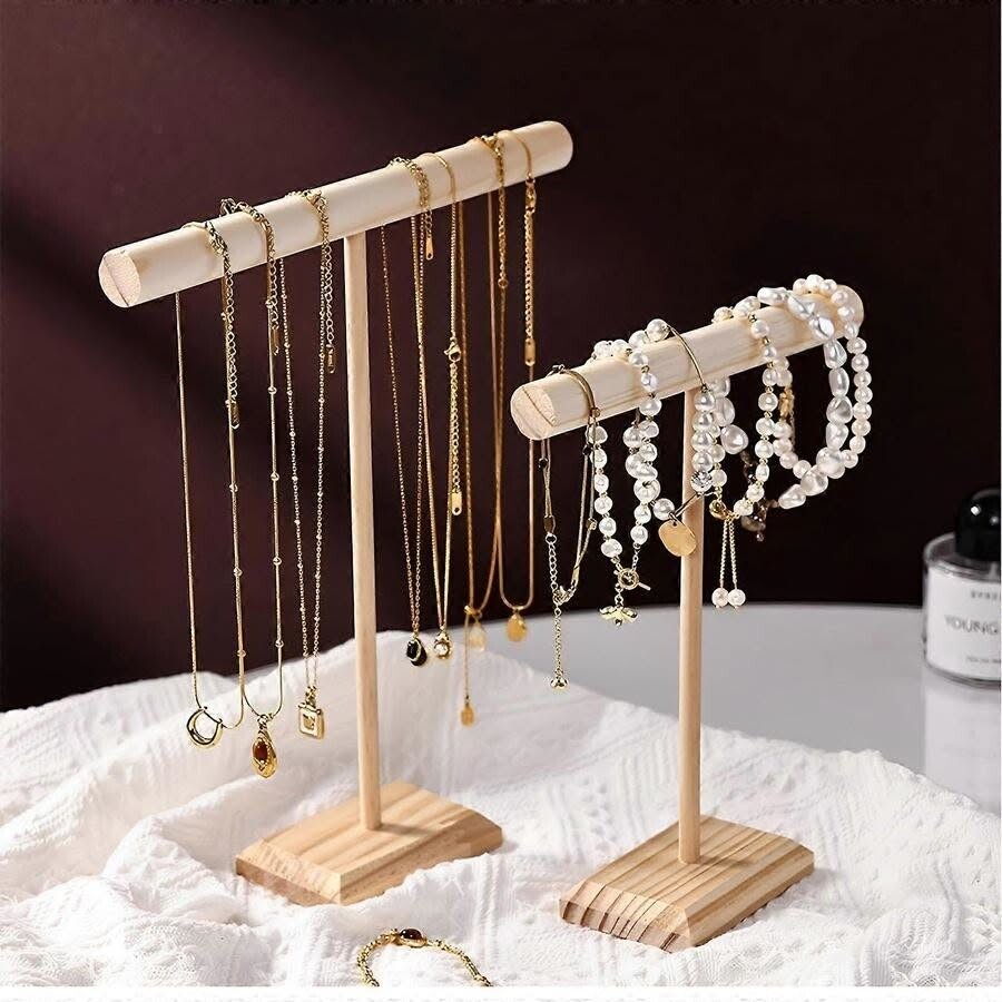 Écrin porte bijoux bois