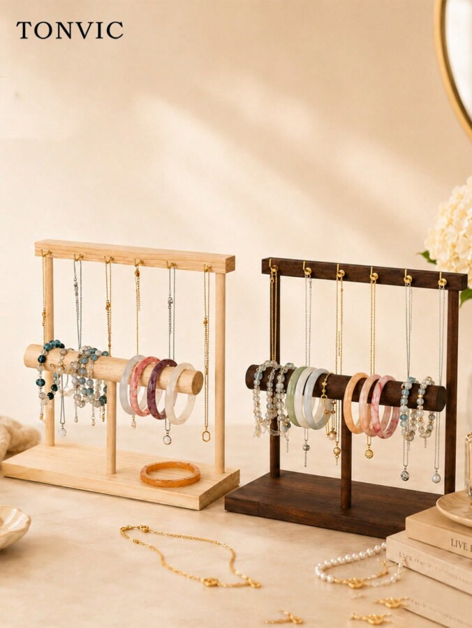 Écrin porte bijoux bois