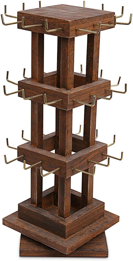 Organisateur bijoux bois élégant