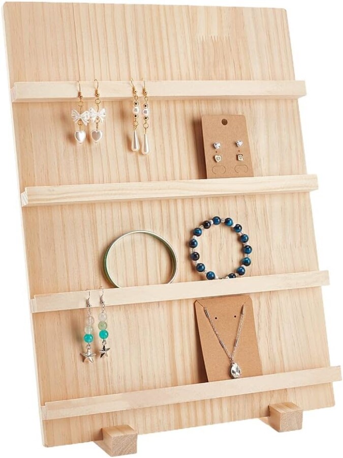Support bois pour bijoux