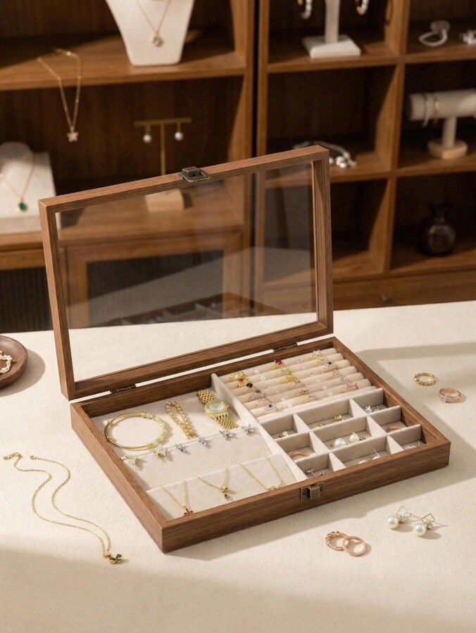 Rangement bijoux en bois