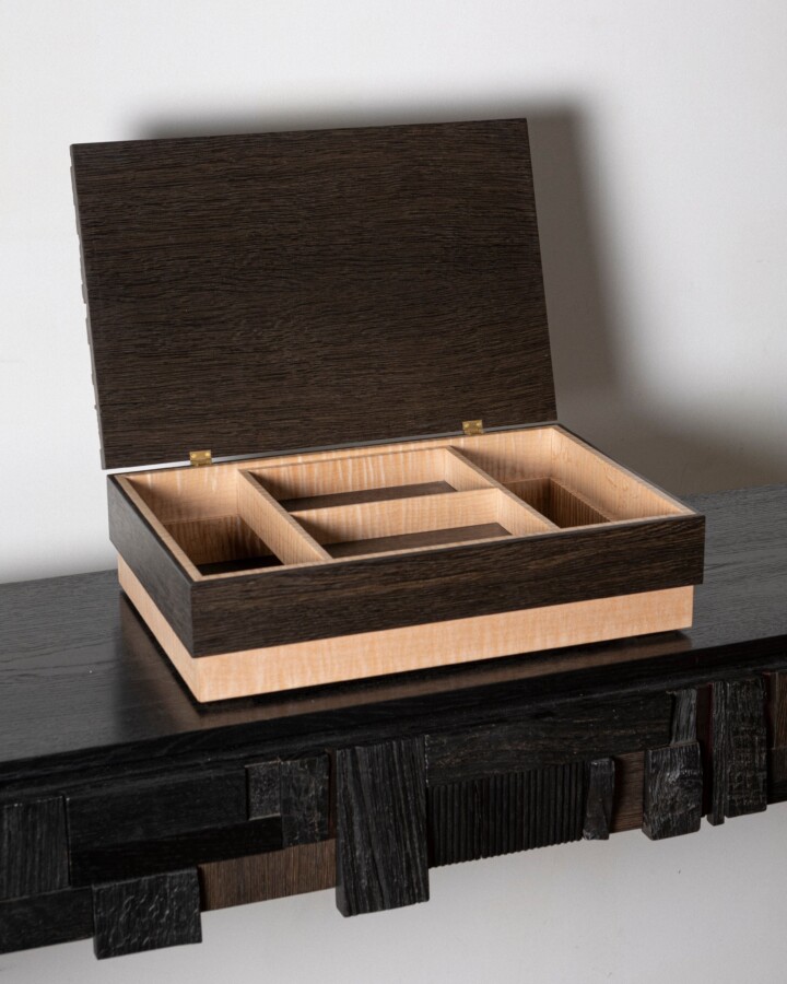 Boîtes en bois artisanales
