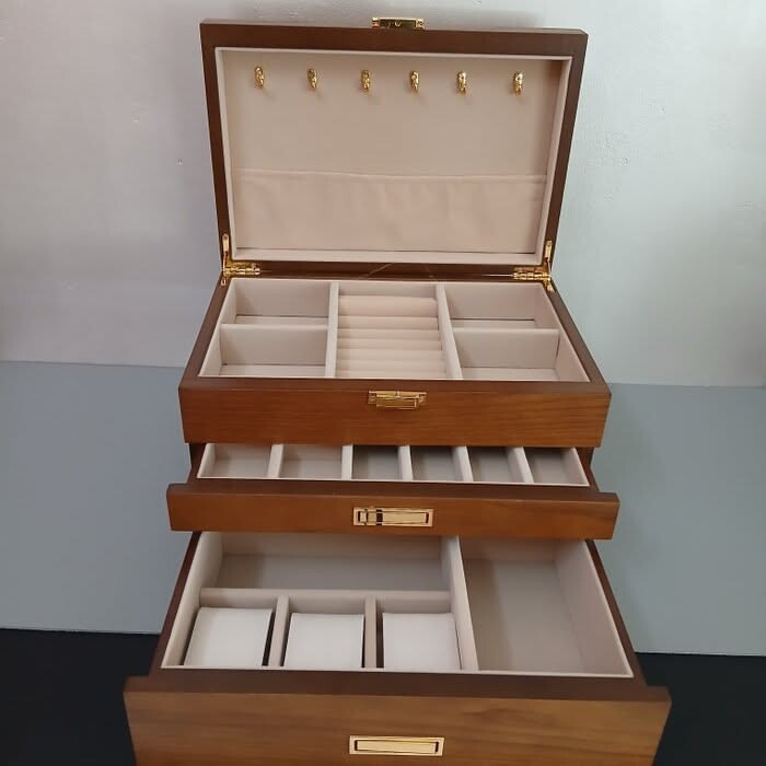 Coffrets à bijoux bois
