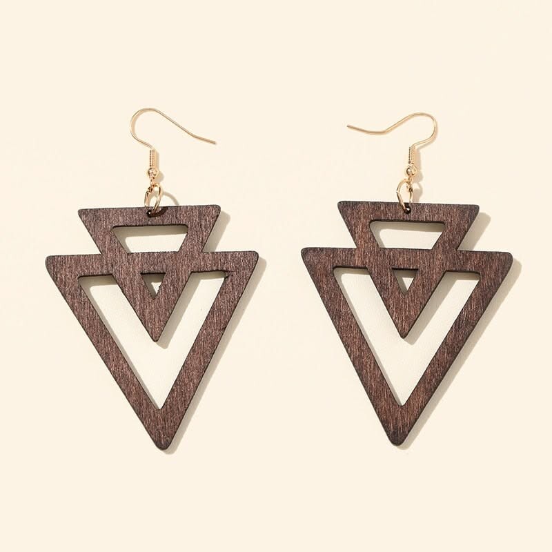 Collier en bois naturel